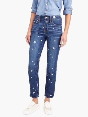 J. Crew Star Print Jeans